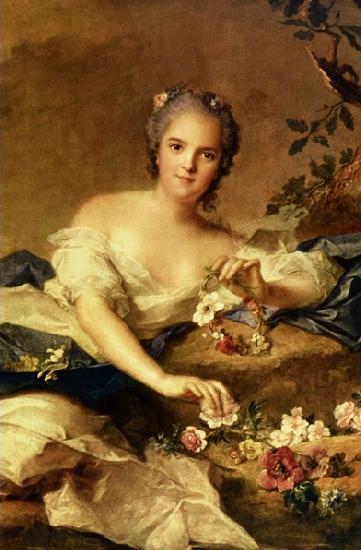 Jean Marc Nattier Portrait of Anne Henriette of France Sweden oil painting art